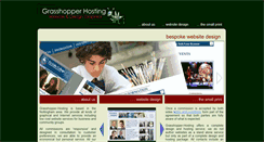 Desktop Screenshot of grasshopper-hosting.co.uk