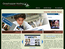 Tablet Screenshot of grasshopper-hosting.co.uk